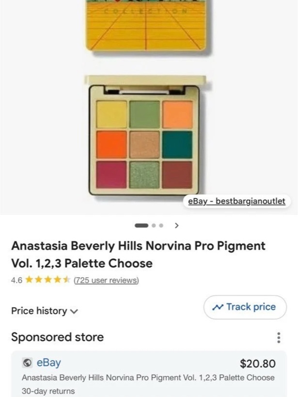 Anastasia Beverly Hills Norvina Pro Pigment Vol. 2 Eyeshadow Palette NWT